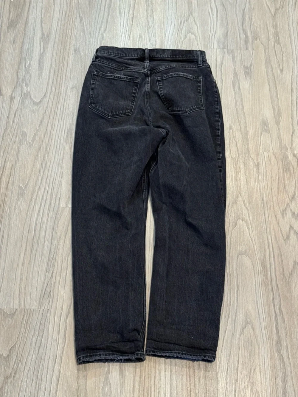 Abercrombie & Fitch High Rise Dad Jeans Black Denim 29 | 8 Short  Women’s - Picture 12 of 14